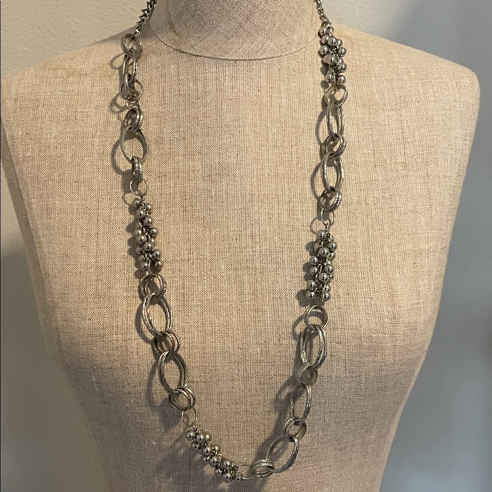 Elegant Silver Chain Necklace/belt